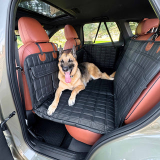 Leather Backseat Extender - with Door Covers